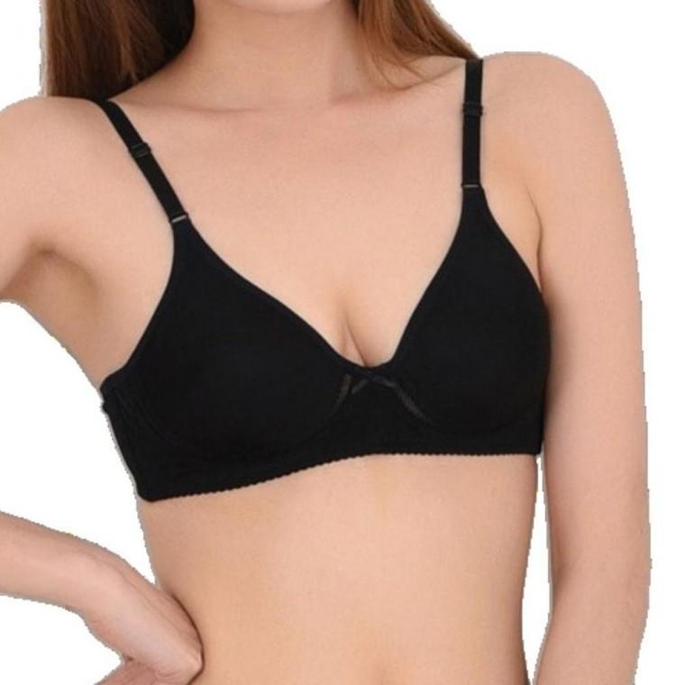 쿨하고 산뜻한 홈웨어무드 인견 노와이어 A컵 브라