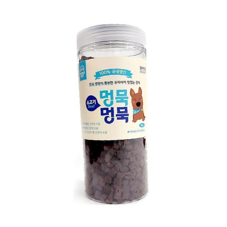 멍묵멍묵 정성담은 소프트 소고기 져키 1kg 강아지 국내산 통간식