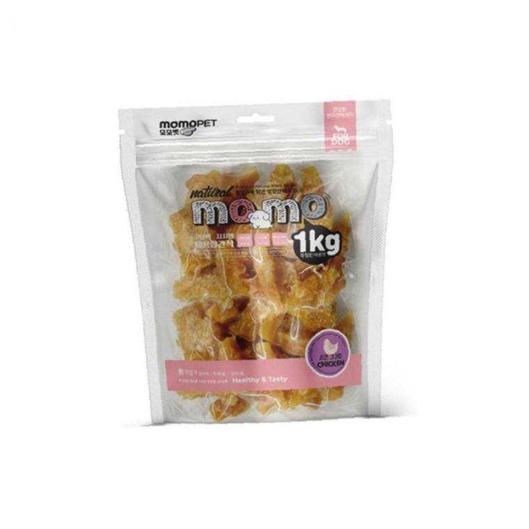 모모 정성담은 치킨 고구마 1kg 강아지 사사미 대용량 간식