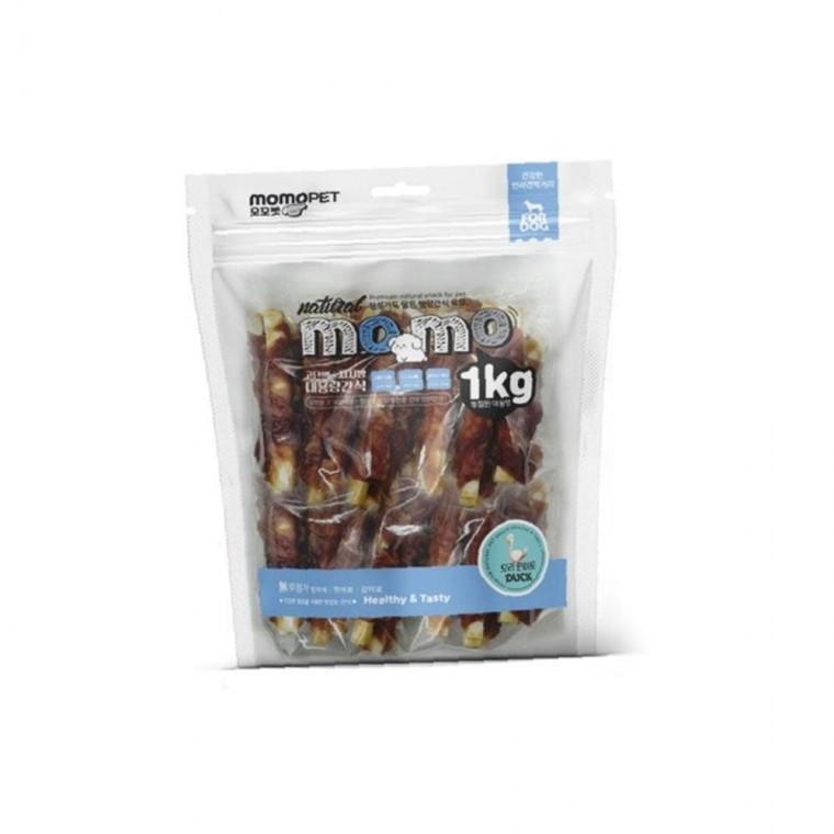 모모 부드러운 오리 연어포 1kg 강아지 사사미 대용량 간식