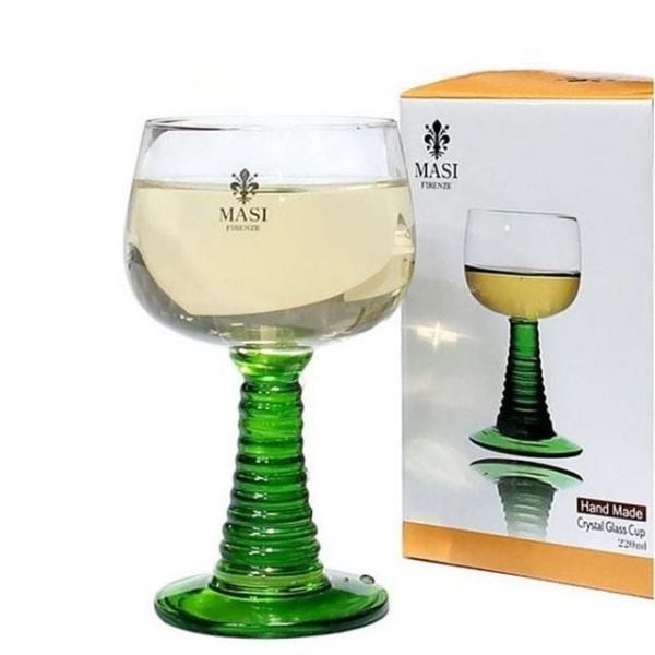 그린 마시피렌체 1P 물컵 샴페인 유리컵 와인잔 220ml