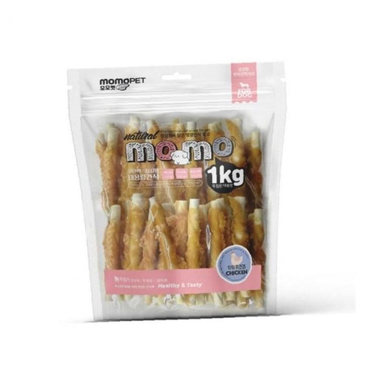 모모 맛있는 대용량 우유 치킨껌 1kg 강아지 간식 개껌