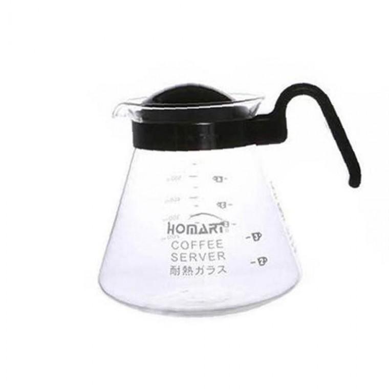 홈아트 깔끔한 600ml 커피서버 드립서버 핸드드립 유리주전자
