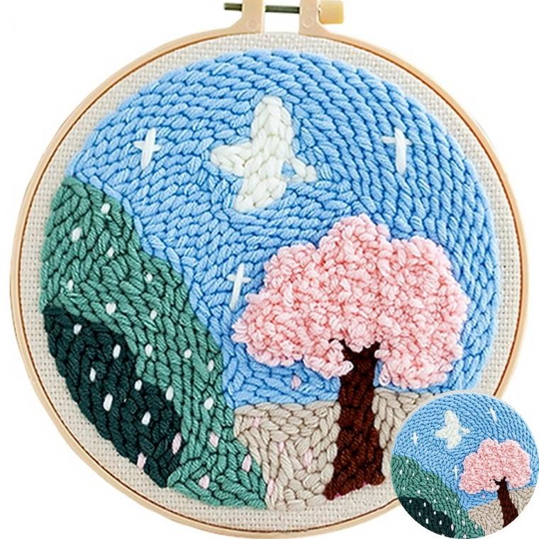 자수 나무 접착펠트지 흰색 300 x 225mm 미술수업재료 만들기재료 미술놀이재료
