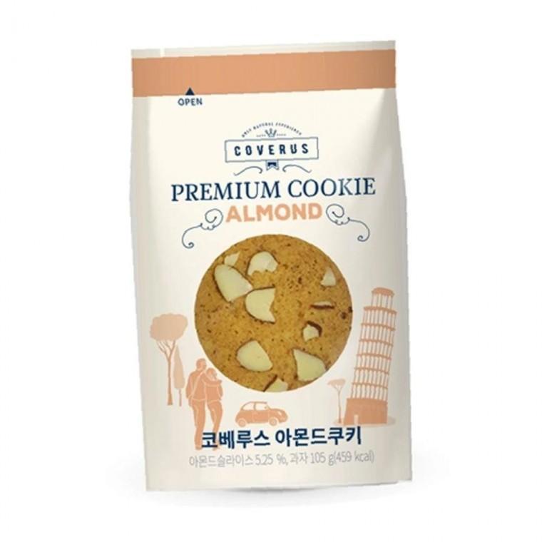 코베루스 든든한 프리미엄 아몬드 쿠키 105g 6봉 디저트 간식