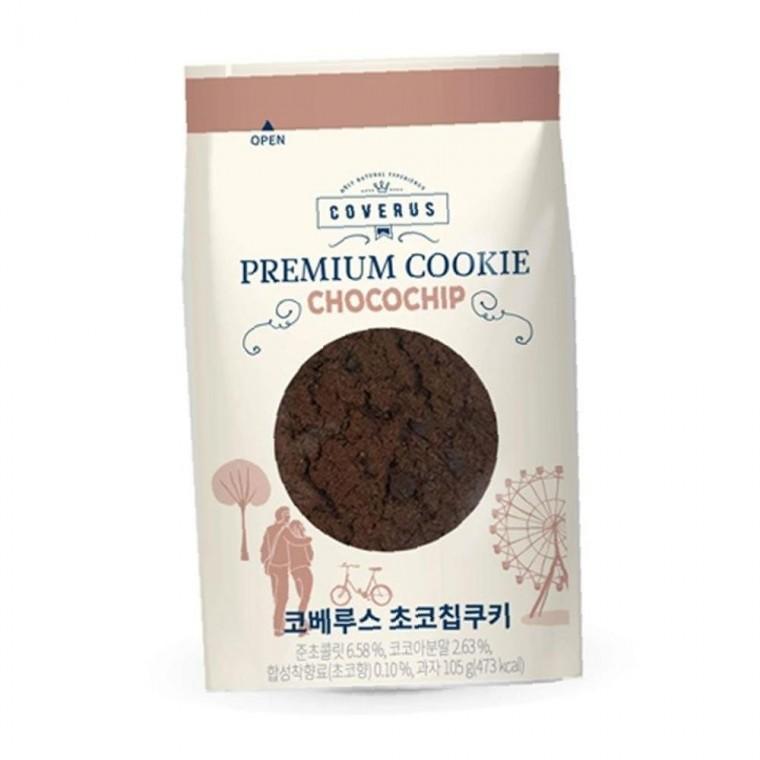 코베루스 한입형 프리미엄 초코칩 쿠키 105g 6봉 디저트 간식