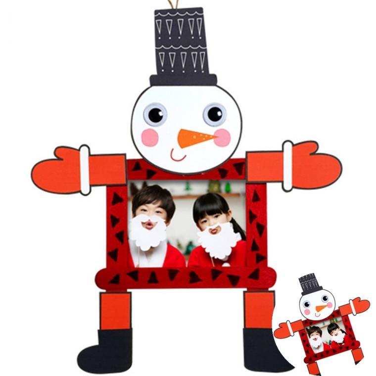 눈사람 액자만들기 눈사람장식만들기 눈사람액자만들기 크리스마스만들기