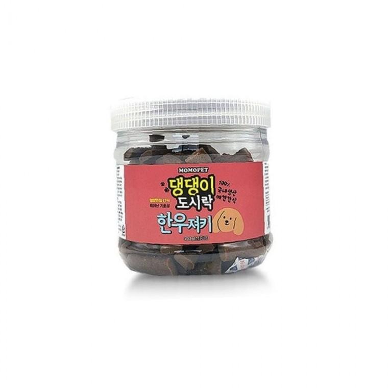 댕댕이 맛있는 도시락 한우 져키 400g 강아지 국내산 통간식