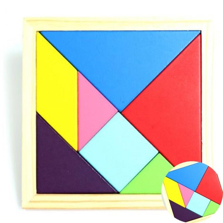 컬러칠교 14 x 14 칠교블럭 칠교놀이세트 칠교조각