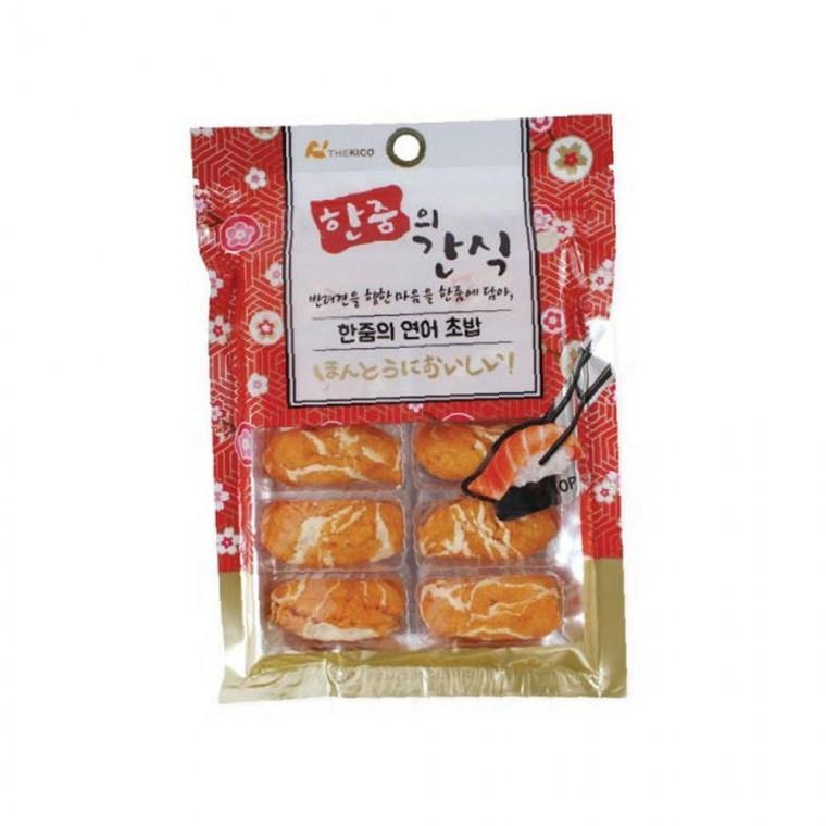 한줌의 말랑한 연어 초밥 150g 강아지 반려동물 간식