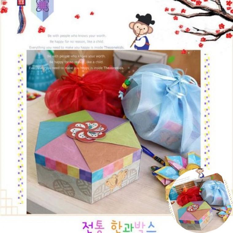 한과박스 5명용 선물박스 조립식박스 전통선물포장