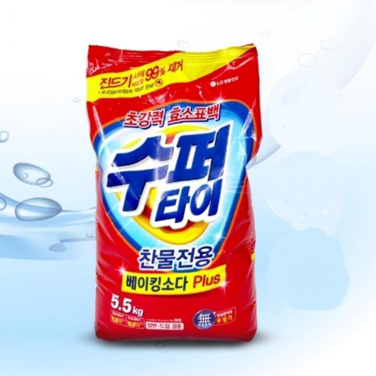 세탁 베이킹소다 5.5kg 가루세탁세제 세탁기가루세제 찬물세탁세제
