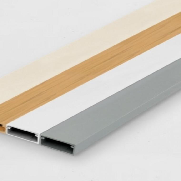 사각 전선몰드 1M 19x12mm 화이트 전기배선정리 전선고정