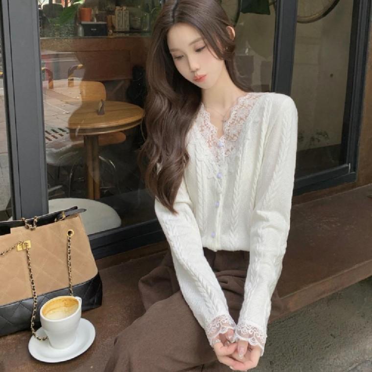브이넥 꽈배기 니트 블라우스 LLT196 겨울스웨터 브이넥 남자스웨터 여성 오버핏 스웨터 캐시미어니트 조끼
