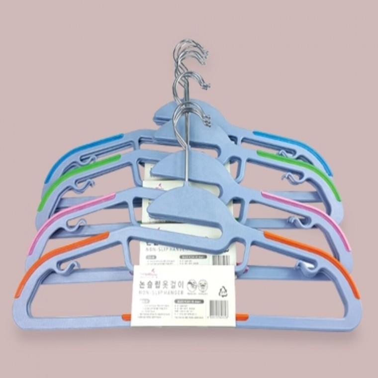 논슬립옷걸이 30P 랜덤컬러 플라스틱옷걸이 남자옷걸이 외투옷걸이