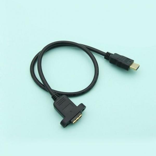 HDMI 브라켓 젠더 연결용 MF 연장 포트형50cm