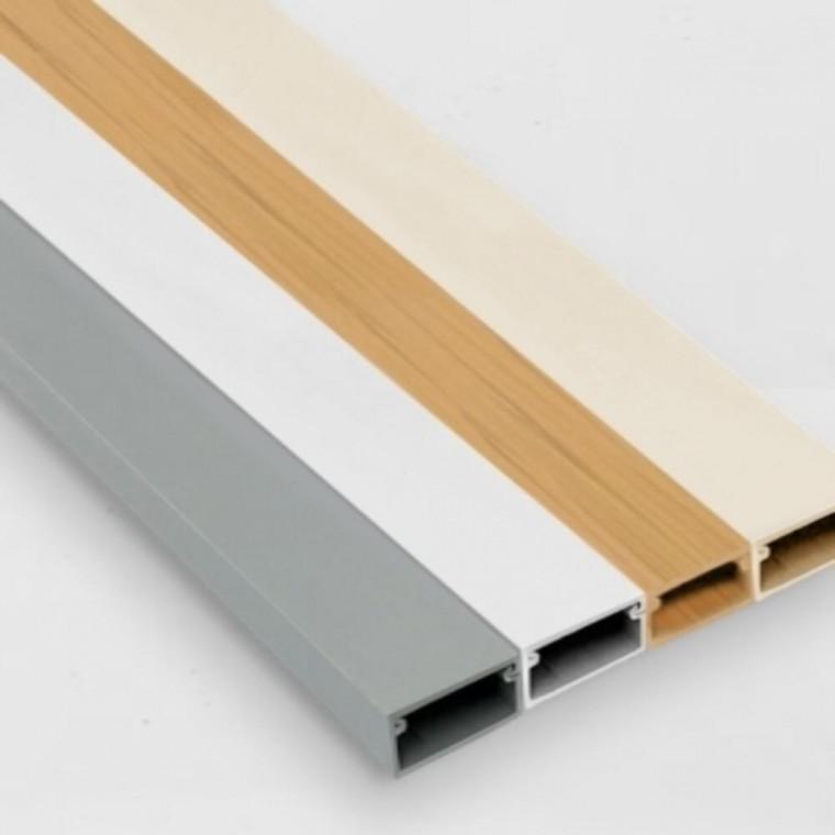 사각 전선몰드 1M 15x11mm 그레이 전기선정리 전선가리개