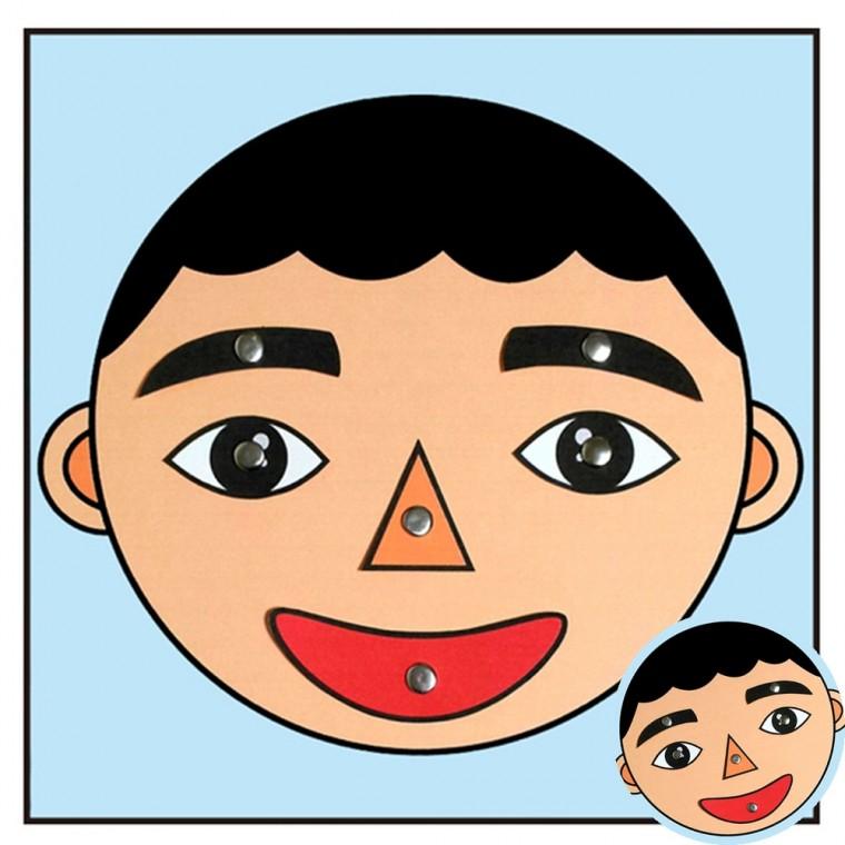 같은 얼굴 다른표정 만들기 얼굴표정만들기 DIY키트 표정놀이
