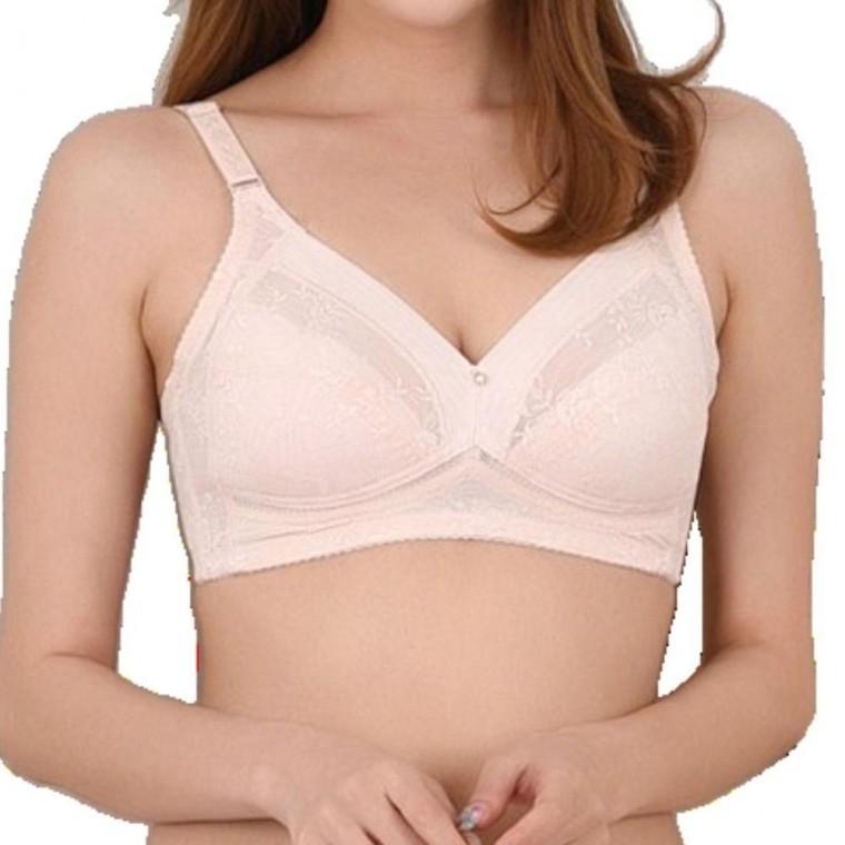 우아하고 세련된 단정한 노와이어 풀커버 B컵 브라