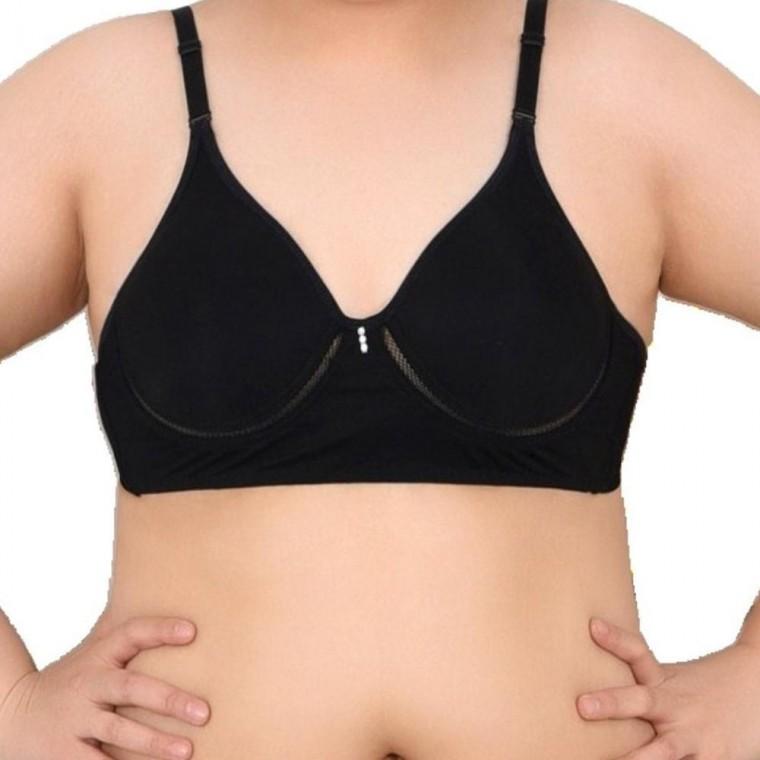 빅사이즈 뒤면 심플 무봉제라인 풀커버 몰드형 브라