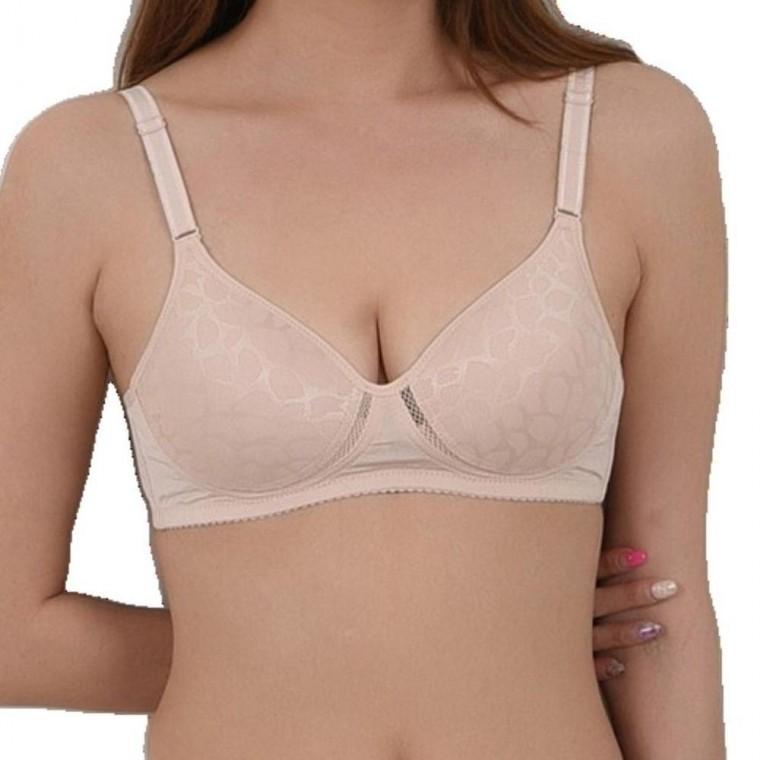 시원한인견 노와이어 슬림핏 메쉬라인 몰드형 브라