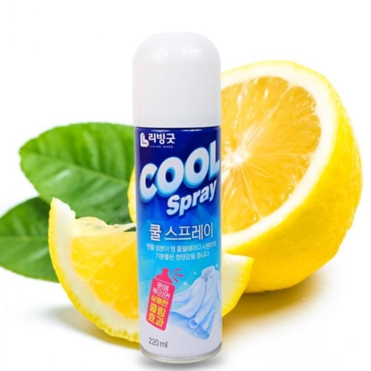 옷 쿨 스프레이 220ml 20개 급속냉각스프레이 의류탈취제 에어로졸스프레이