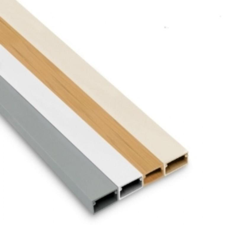 사각 전선몰드 1M 19x12mm 그레이 전선정리몰딩 플라스틱몰드