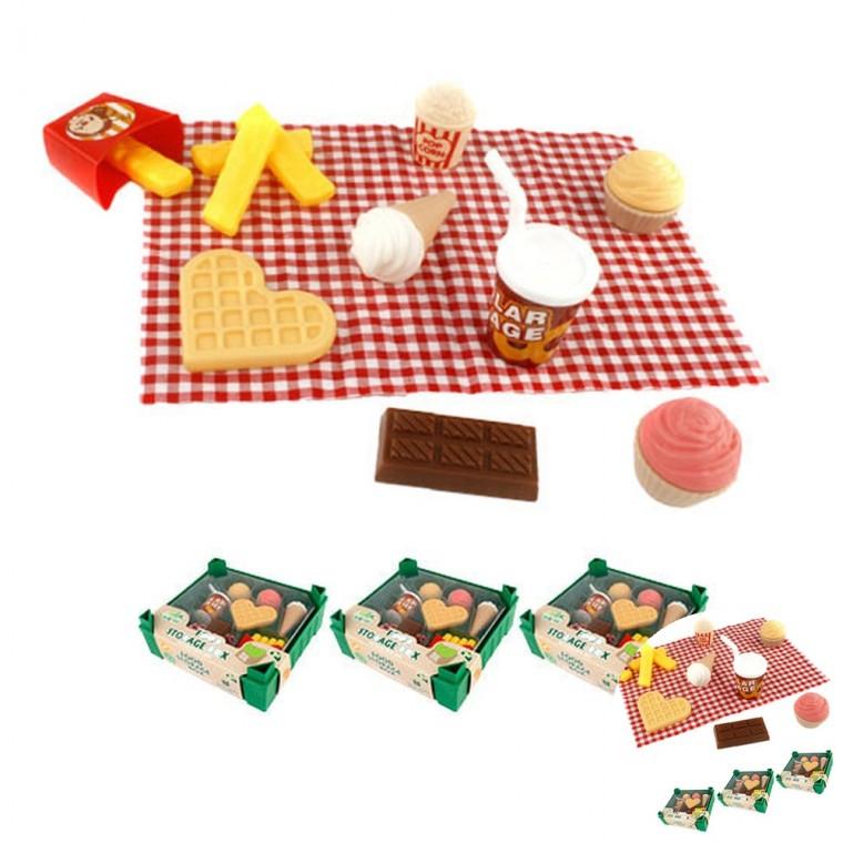 피크닉 플레이세트 15pcs 3세트 역할놀이장난감 소꿉놀이세트 피크닉세트장난감