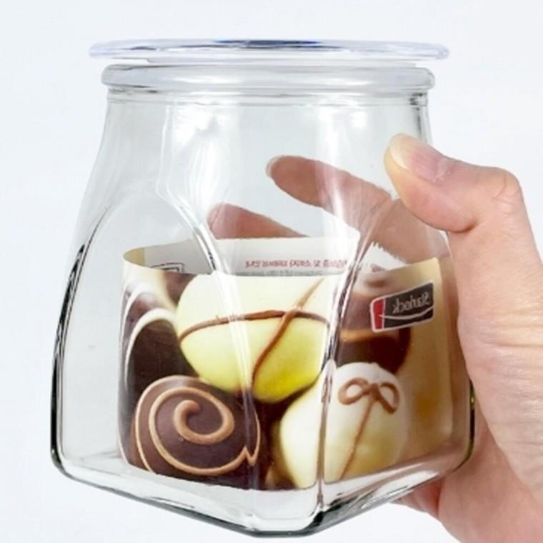 사각 유리양념병 600ml 식품용기 음식보관용기