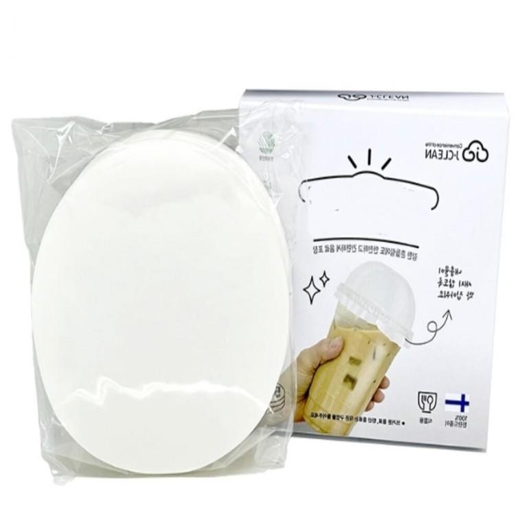 테이크아웃 음료캡 13.5cm 500매 2개 음료실링페이퍼 커피포장랩 밀봉랩