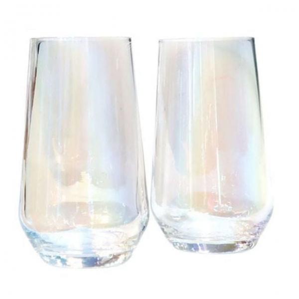 유리컵 리빙 물잔 유리 420ml 물컵 글라스 2p 오로라