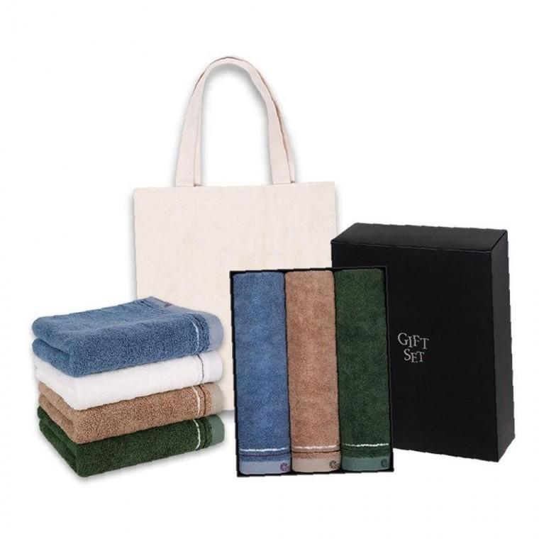 클로버 포근한 뱀부얀 170g 국내생산 고급 타올 3P 기프트 세트