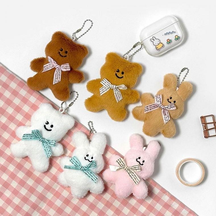 랜덤 베어 포인트 레빗 인형 키링 12개 인형뽑기 랜덤뽑기 키홀더