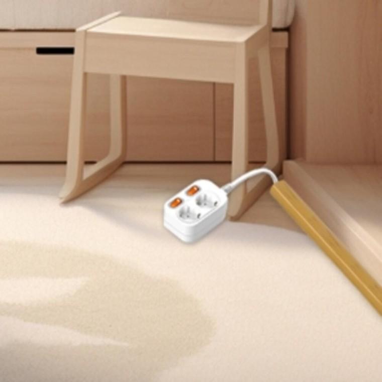 타원형 전선몰드 1M 39x16mm 우드 전기선정리 전선정리클립