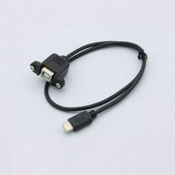 고정용 C타입 USB2.0 B 케이블 F 변환 브라켓 PC