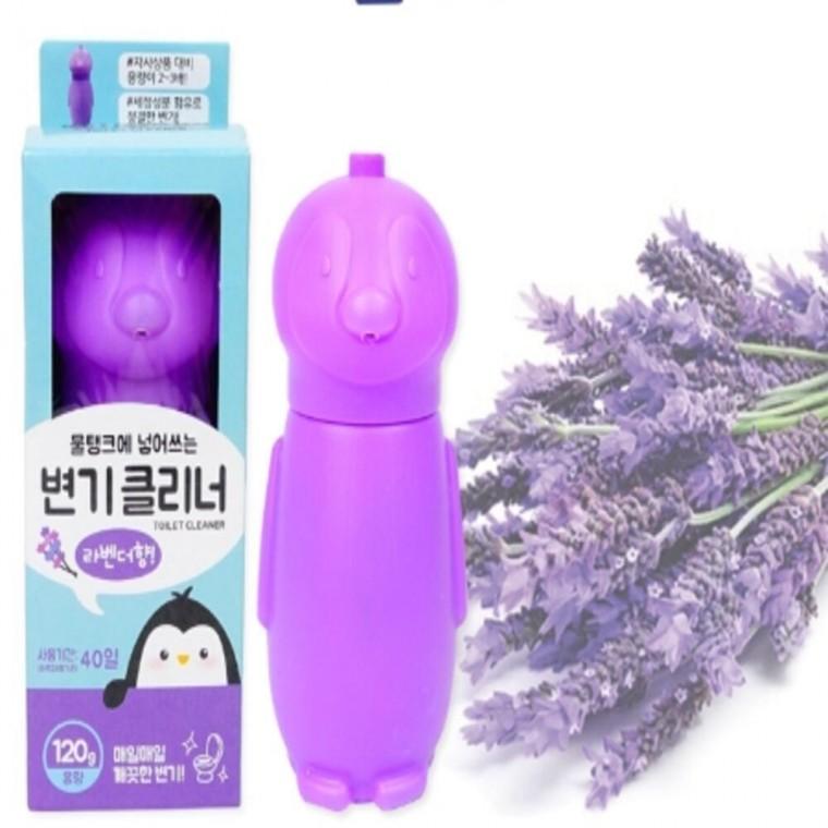 변기 클리너 120g 라벤더향 6개 변기세정기 자동변기세정제 화장실변기청소
