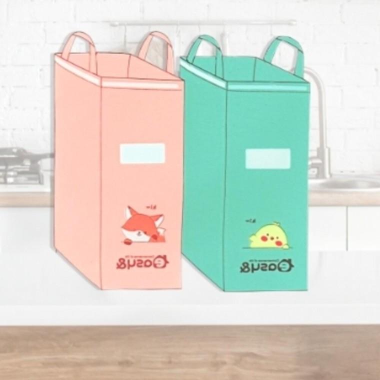 대형 재활용수거함 2P 240x430x600mm 쓰레기수거함 쓰레기분리수거함 쓰레기분리수거대