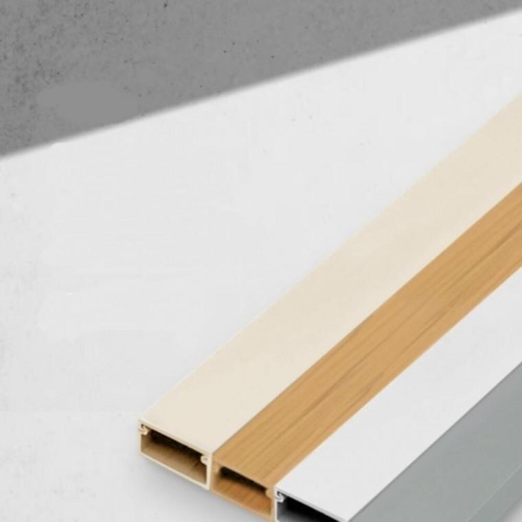 사각 전선몰드 1M 30x16mm 우드 선정리쫄대 전선쫄대