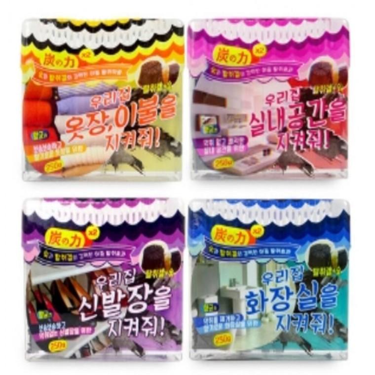 가정용 탈취제 250g 4종 신발탈취제 주방탈취제