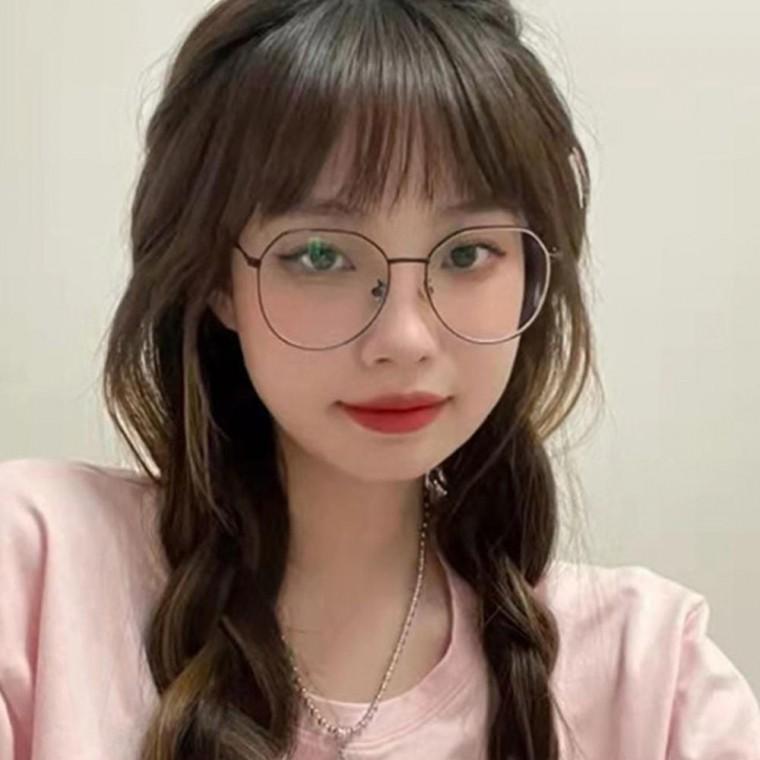 블루라이트 차단 부드러운 둥근 안경 1P 스타일 안경테 클래식 얇은 테두리