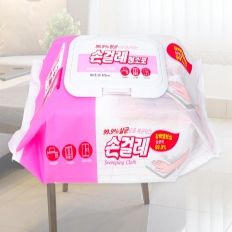 손걸레청소포 45매 30X20cm 일회용청소포 청소물티슈 일회용물걸레