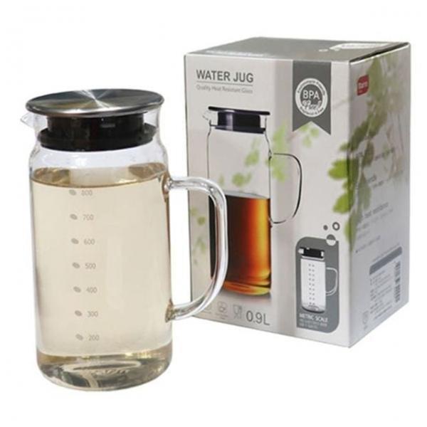 900ml 물통 유리 보틀 마린 물병 가정 냉장고