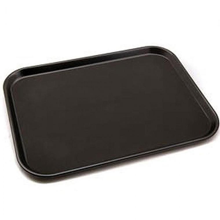 카멜 논슬립 튼튼한 쟁반 브라운 왕대 45X58cm 직사각 트레이
