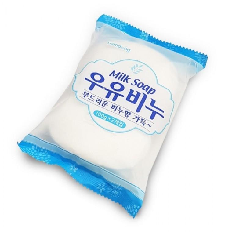 우유비누 100g 2개 바디비누 향기나는비누 보습비누