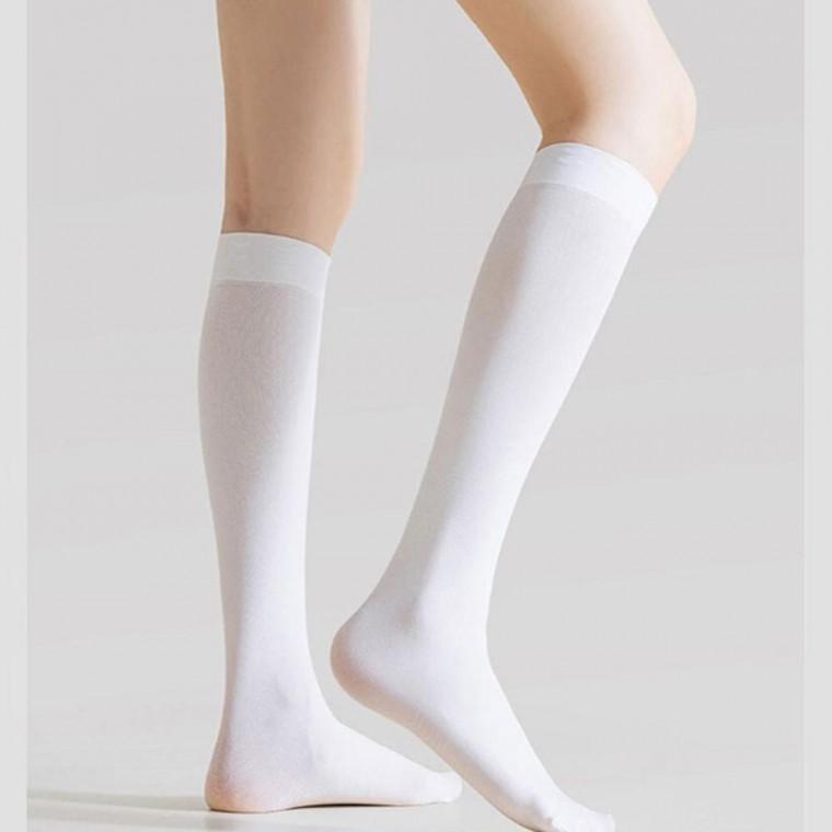 여성 활용도좋은 얇은 무지 타킹 42cm 1켤레 학생 교복 니삭스 타이즈