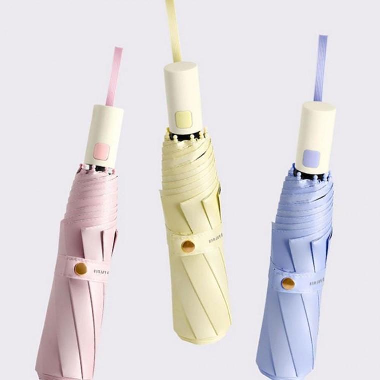 아놀드파마 파스텔 데일리 3단 전자동 자외선차단 암막 우산 우양산
