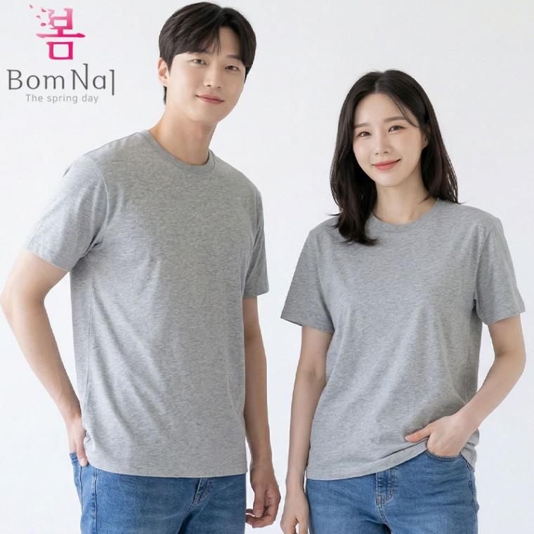 봄날앤 무지 반팔 티셔츠 도매 30수 단가경쟁력 면100% 대량구매 단체티 굿즈티 단체티제작