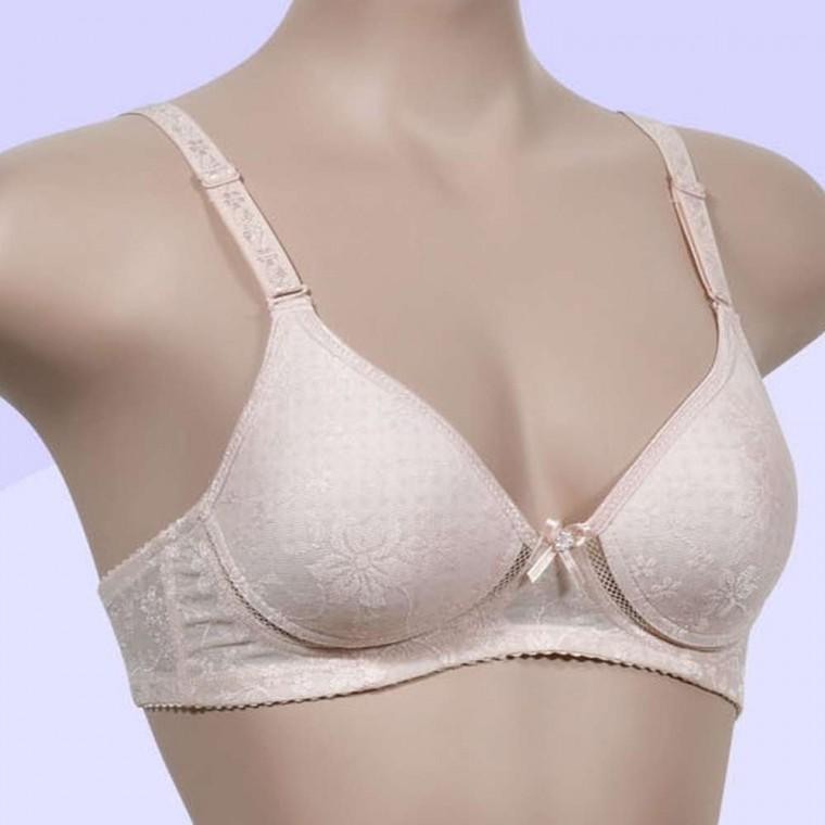 노와이어 A컵 인견브라 40대브라 와이어리스 부직포브라