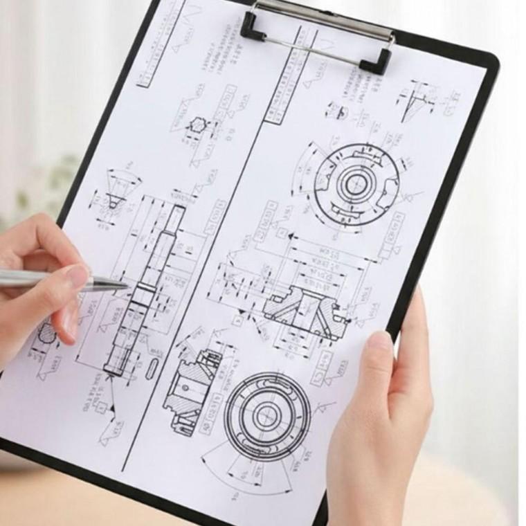 라이트한 아기자기한 클립보드 서류판 A4 1P 메뉴판 종이 받침대 문서 보드