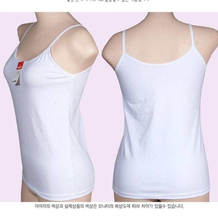 여성 면스판 끈런닝 여자나시티 여름캐미솔 여자민소매